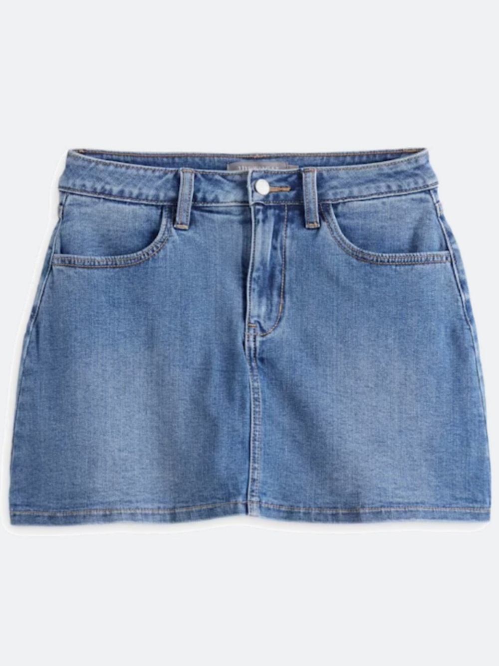 Just USA Stretch Skort l Light Blue Denim Skort